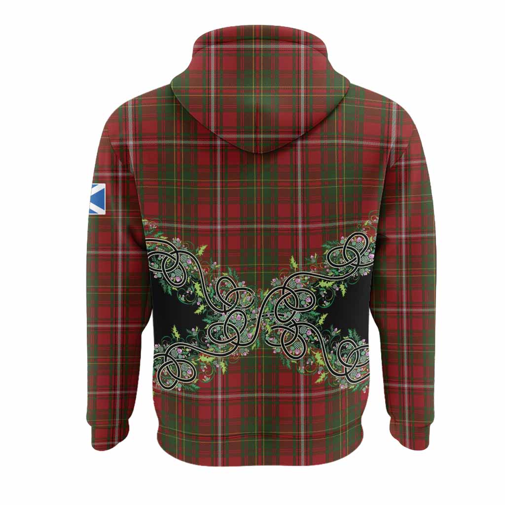 Hay Tartan Hoodie Thistle Scottish Spirit