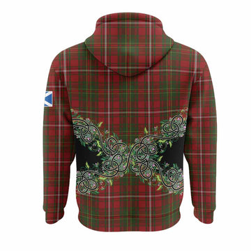 Hay Tartan Hoodie Thistle Scottish Spirit
