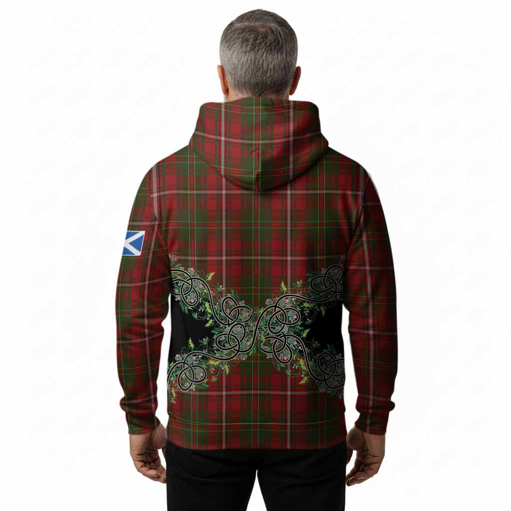 Hay Tartan Hoodie Thistle Scottish Spirit