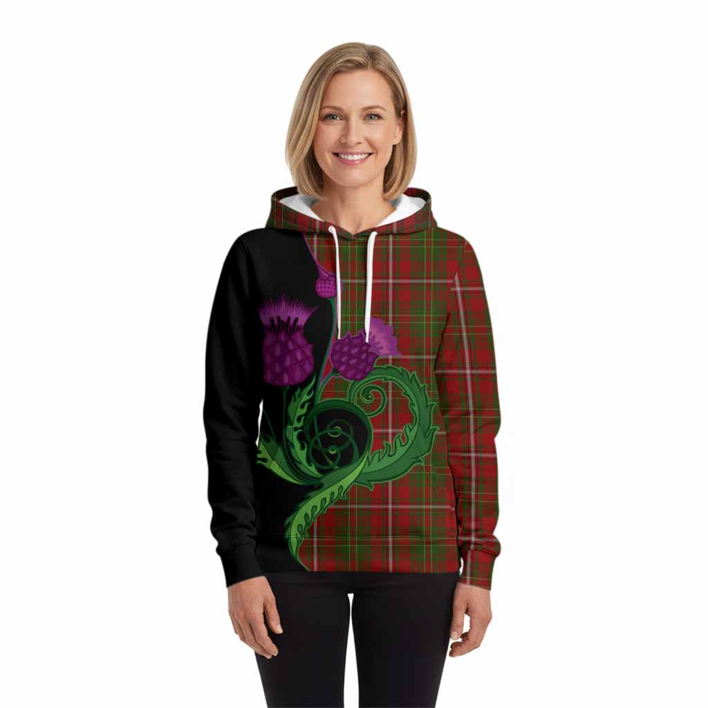 Hay Tartan Hoodie Traditional Scottish Thistle