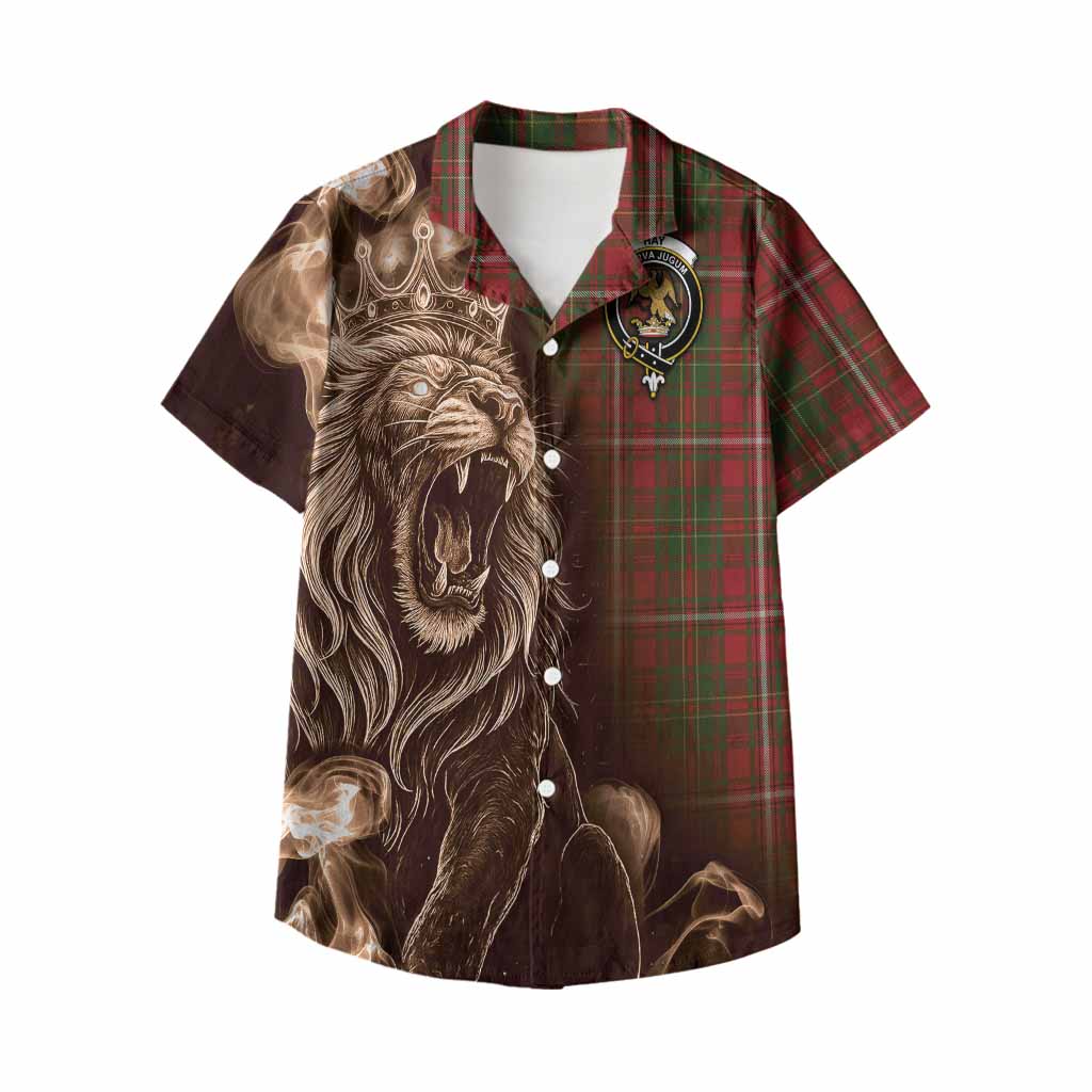 Hay Tartan Kid Hawaiian Shirt Roaring Lion Heritage