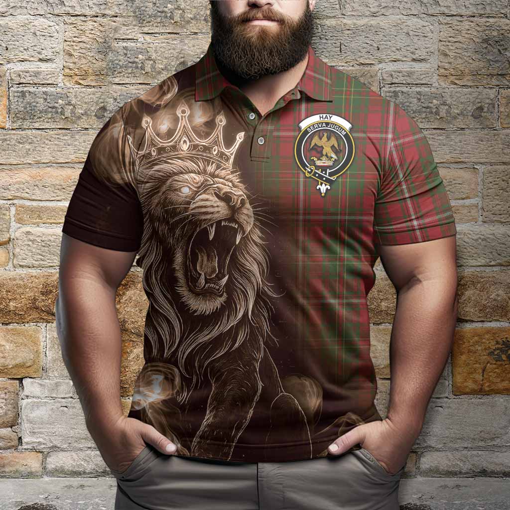 Hay Tartan Polo Shirt Roaring Lion Heritage