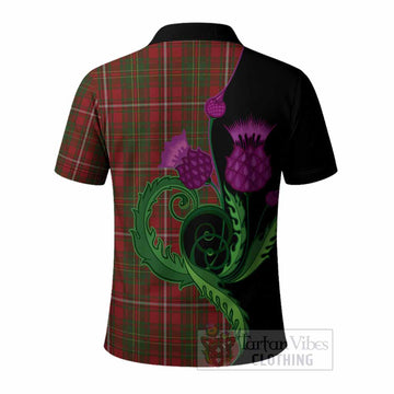 Hay Tartan Polo Shirt Traditional Scottish Thistle