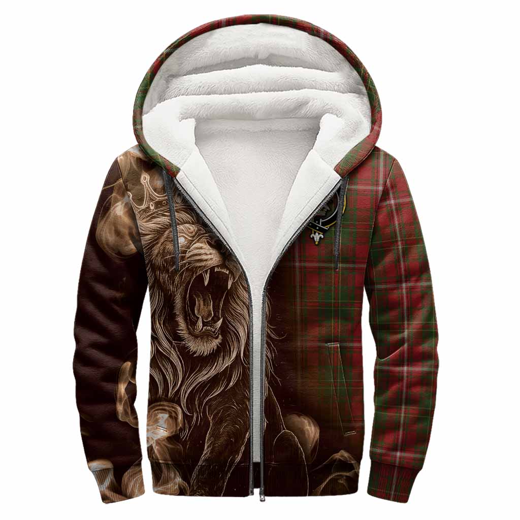 Hay Tartan Sherpa Hoodie Roaring Lion Heritage