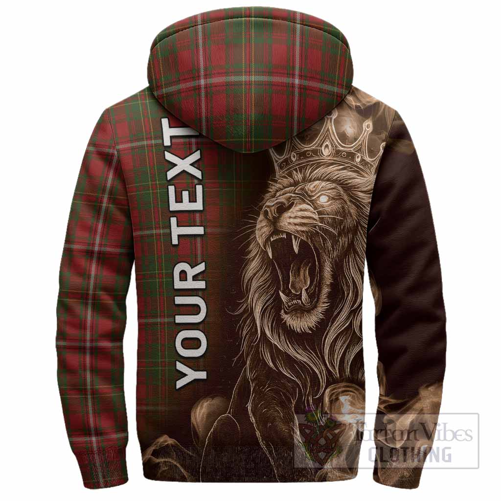 Hay Tartan Sherpa Hoodie Roaring Lion Heritage