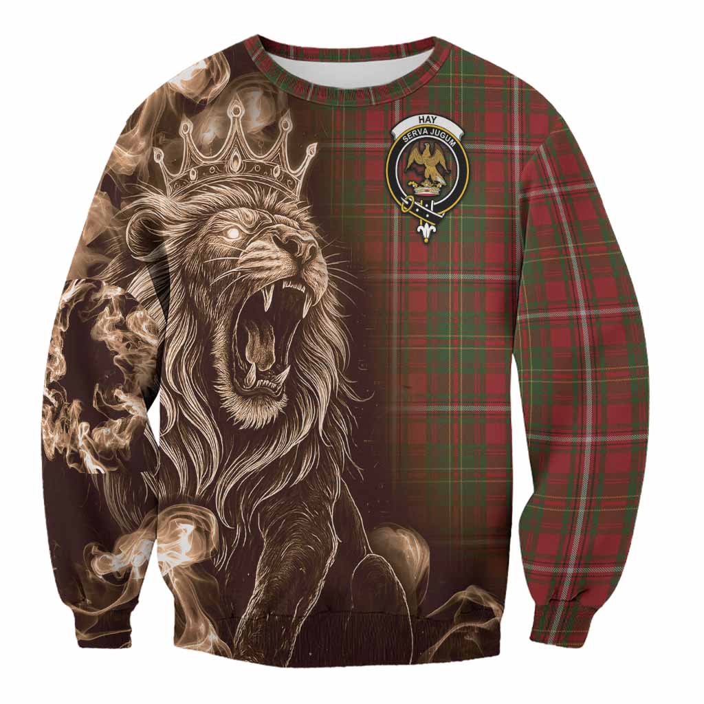 Hay Tartan Sweatshirt Roaring Lion Heritage