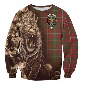 Hay Tartan Sweatshirt Roaring Lion Heritage