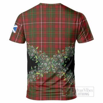 Hay Tartan T-Shirt Thistle Scottish Spirit