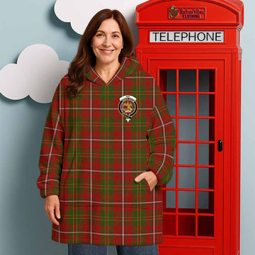 Hay Tartan Wearable Blanket with Family Crest - Tartan Vibes Clothing