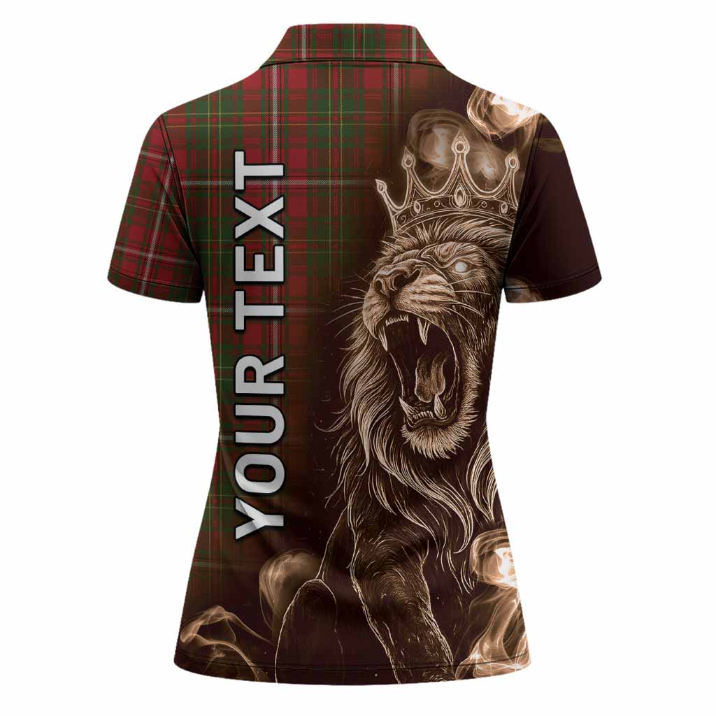 Hay Tartan Women Polo Shirt Roaring Lion Heritage