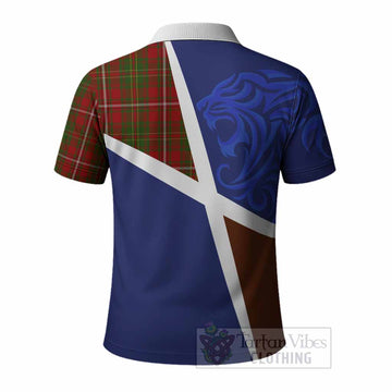 Hay The Scottish Football Crest Polo Shirt Lion-Tartan Army