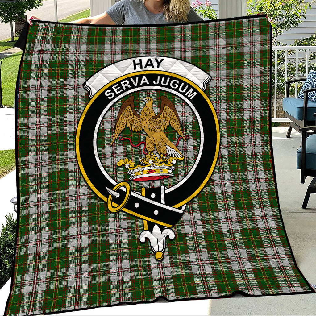 hay-white-dress-tartan-quilt-with-family-crest