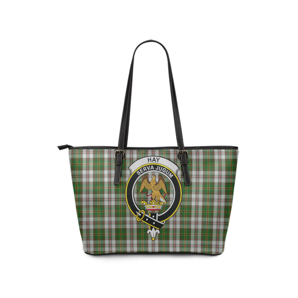 hay-white-dress-tartan-leather-tote-bag-with-family-crest