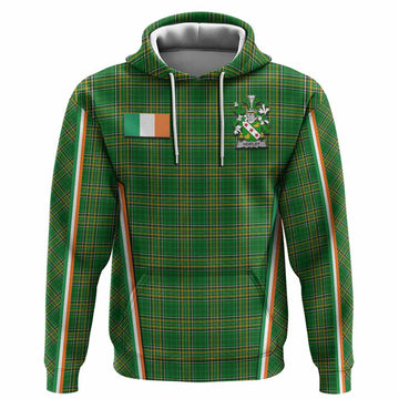 Heatley Irish Clan Coat of Arm Tartan Hoodie Flag Style