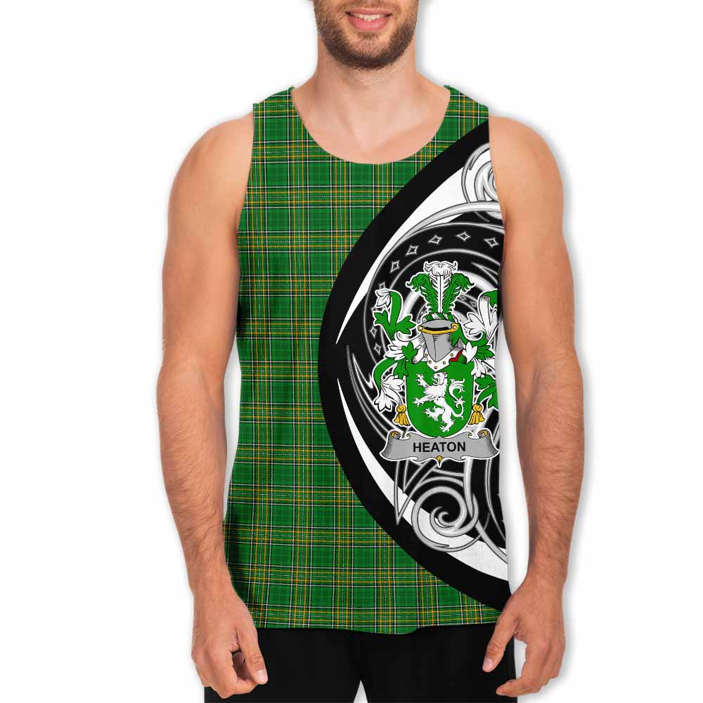 Tartan Vibes Clothing Heaton Irish Clan Men's Tank Top Celtic Circle Style