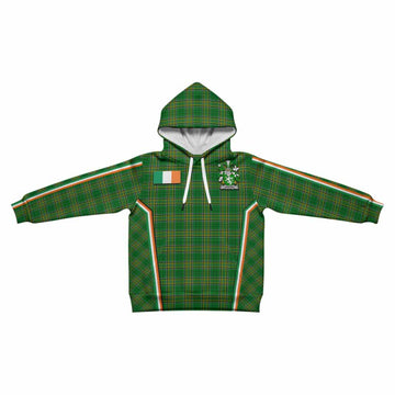 Heaton Irish Clan Coat of Arm Tartan Kid Hoodie Flag Style