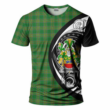 Tartan Vibes Clothing Heffernan Irish Clan T-Shirt Celtic Circle Style