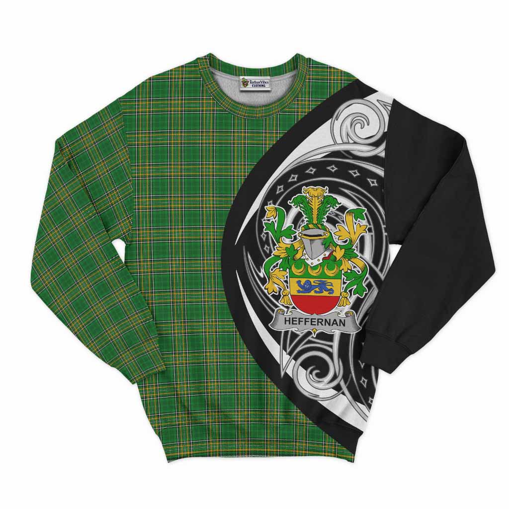 Tartan Vibes Clothing Heffernan Irish Clan Sweatshirt Celtic Circle Style