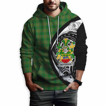 Tartan Vibes Clothing Heffernan Irish Clan Hoodie Celtic Circle Style