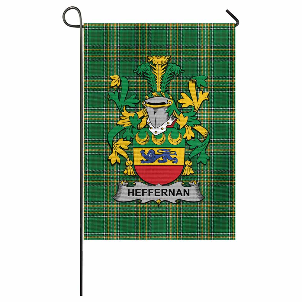 Heffernan Irish Clan Tartan Flag with Coat of Arms