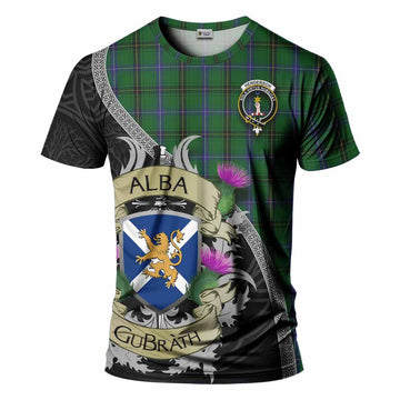 Tartan Vibes Clothing Henderson Tartan Family Crest T-Shirt Lion Rampant Royal Thistle Shield Celtic Inspired
