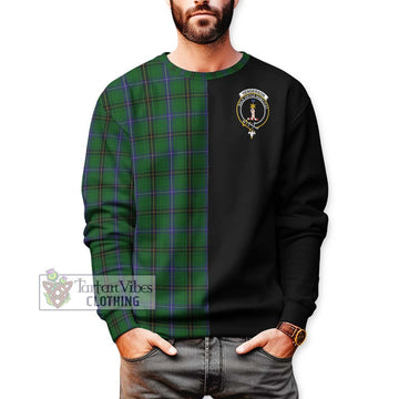 Henderson Tartan Sweatshirt with Family Crest and Half Of Me Style Unisex - Tartanvibesclothing Shop