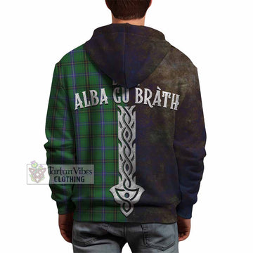 Henderson Tartan Family Crest Hoodie Alba Gu Brath Be Brave Lion Ancient Style