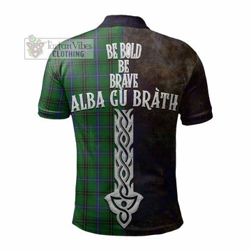 Henderson Tartan Family Crest Polo Shirt Alba Gu Brath Be Brave Lion Ancient Style