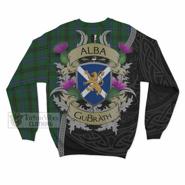 Henderson Tartan Family Crest Sweatshirt Lion Rampant Royal Thistle Shield Celtic Inspired