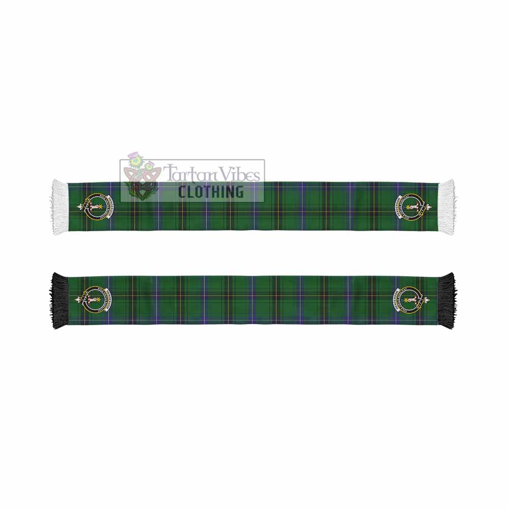 Tartan Vibes Clothing Henderson Tartan Ruffneck Scarf with Family Crest