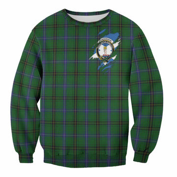 Henderson Clan Crest In Me Tartan Sweatshirt Scotland Flag Style
