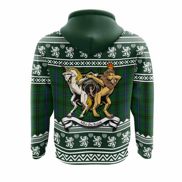 Henderson Clan Tartan Crest Christmas Hoodie Coat of Arms Funny Style