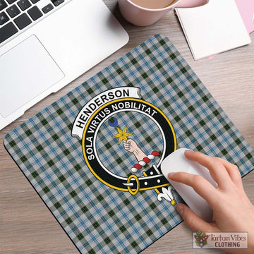 Henderson Dress Tartan Mouse Pad with Family Crest