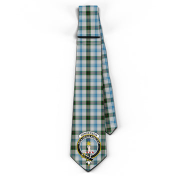 Henderson Dress Tartan Classic Necktie with Family Crest