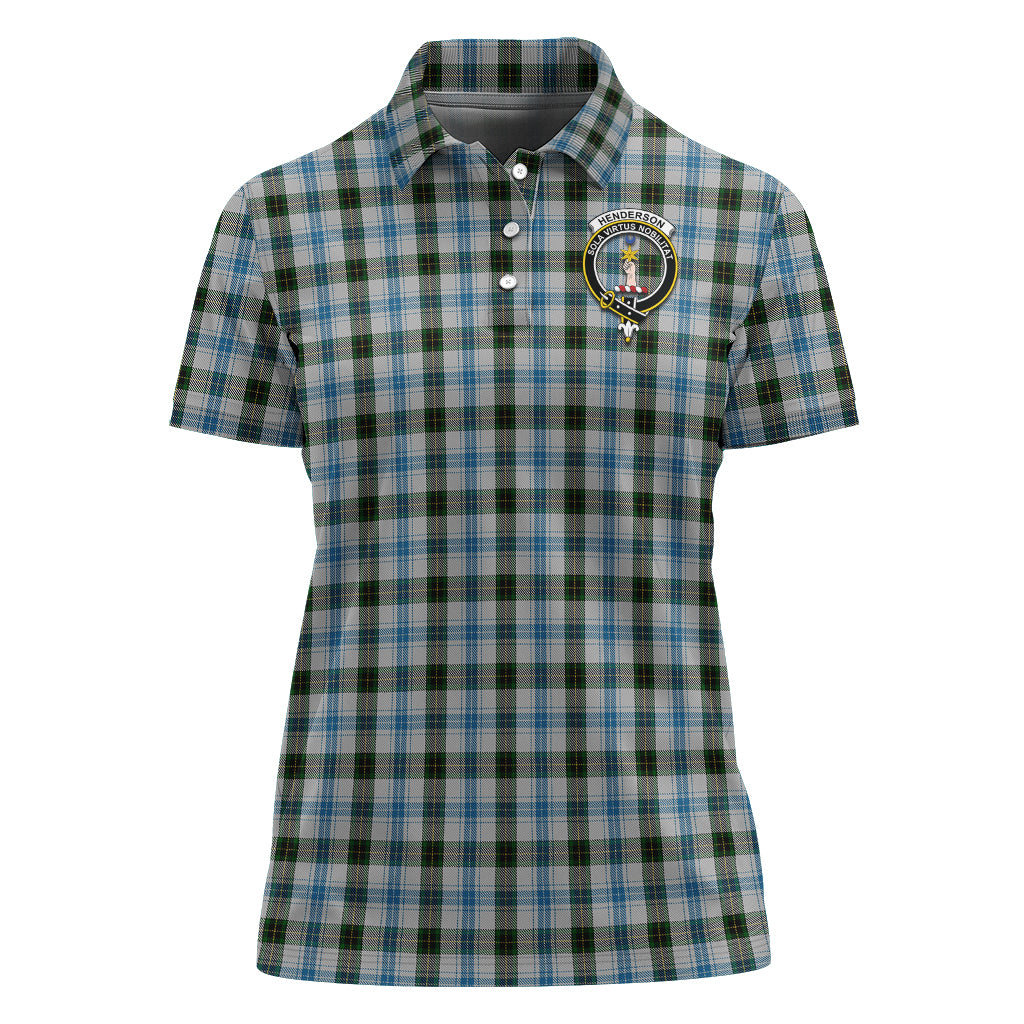 henderson-dress-tartan-polo-shirt-with-family-crest-for-women