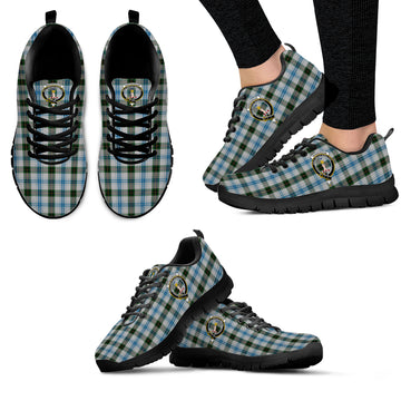 Henderson Dress Tartan Sneakers with Family Crest
