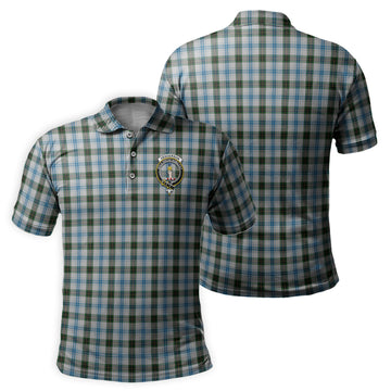 Henderson Dress Tartan Men's Polo Shirt with Family Crest