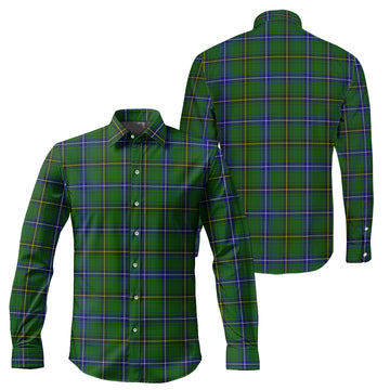 Henderson Modern Tartan Long Sleeve Button Up Shirt Unisex - Tartanvibesclothing