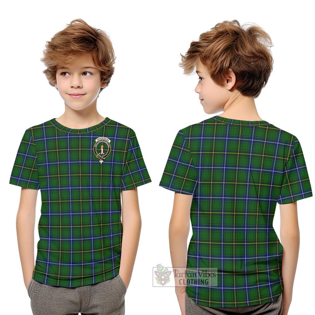 Henderson Tartan Kid T-Shirt with Family Crest Youth XL Size14 - Tartanvibesclothing Shop
