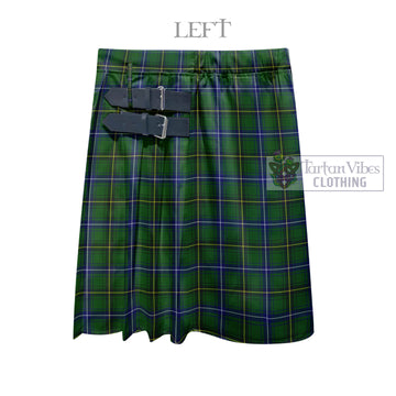 Henderson Modern Tartan Men's Pleated Skirt - Fashion Casual Retro Scottish Kilt Style