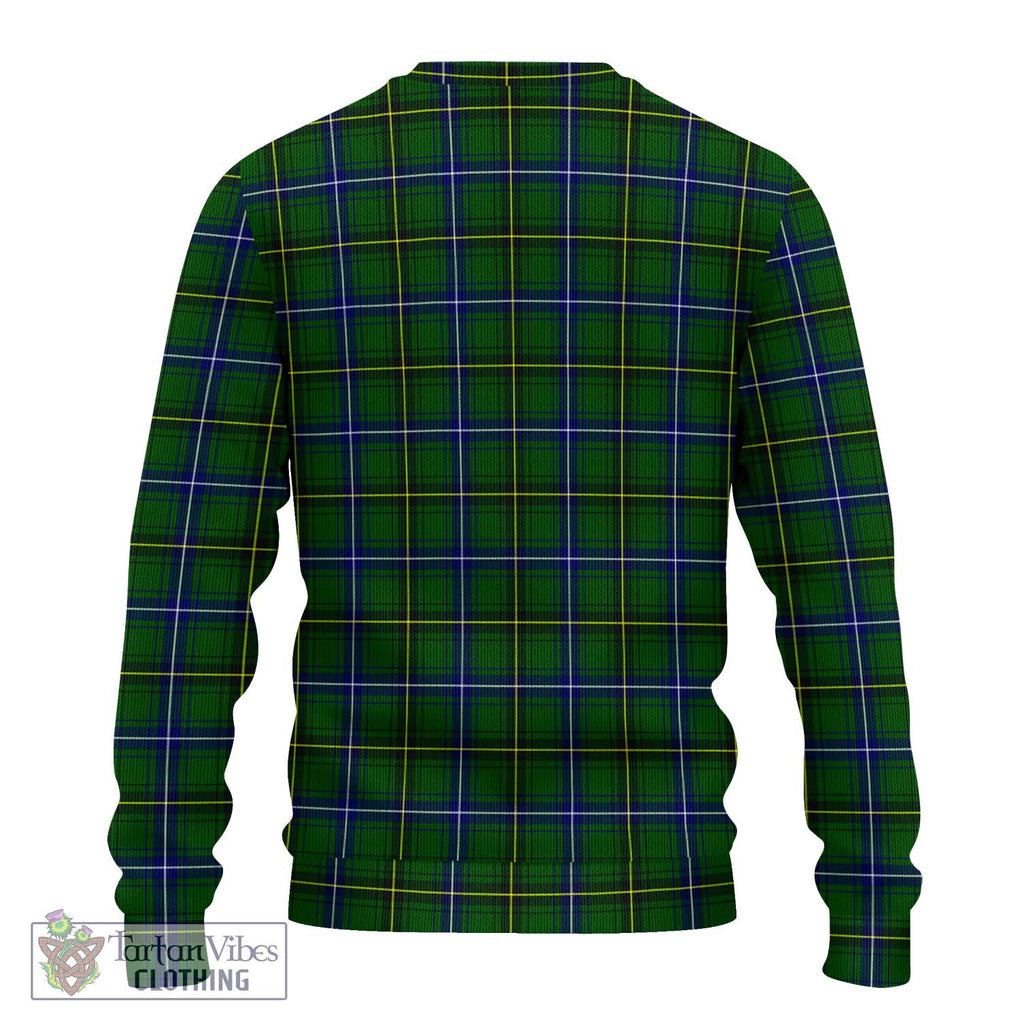 Henderson Tartan Knitted Sweater with Family Crest DNA In Me Style - Tartanvibesclothing Shop
