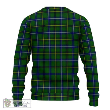 Henderson Tartan Knitted Sweater with Family Crest DNA In Me Style - Tartanvibesclothing Shop
