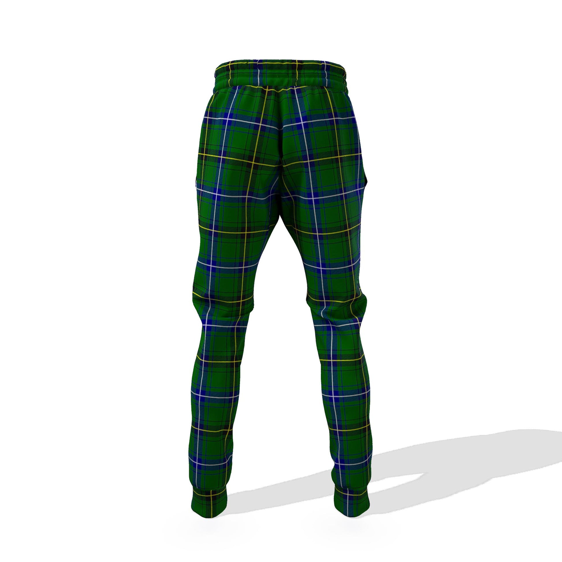 Henderson Tartan Joggers Pants with Family Crest 6XL - Tartan Vibes Clothing