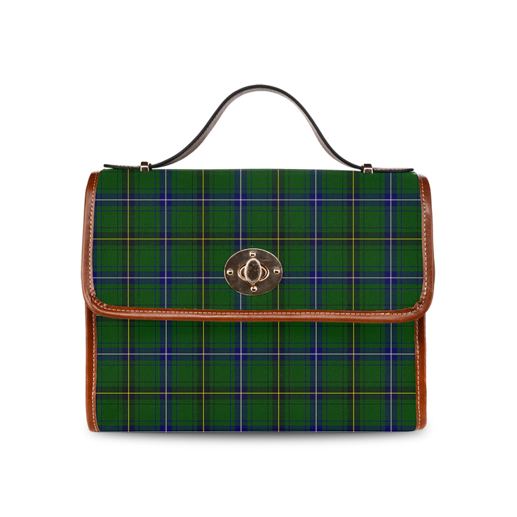 henderson-modern-tartan-leather-strap-waterproof-canvas-bag