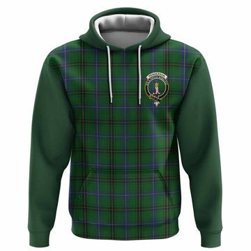 Henderson Tartan Accent Hoodie with Family Crest