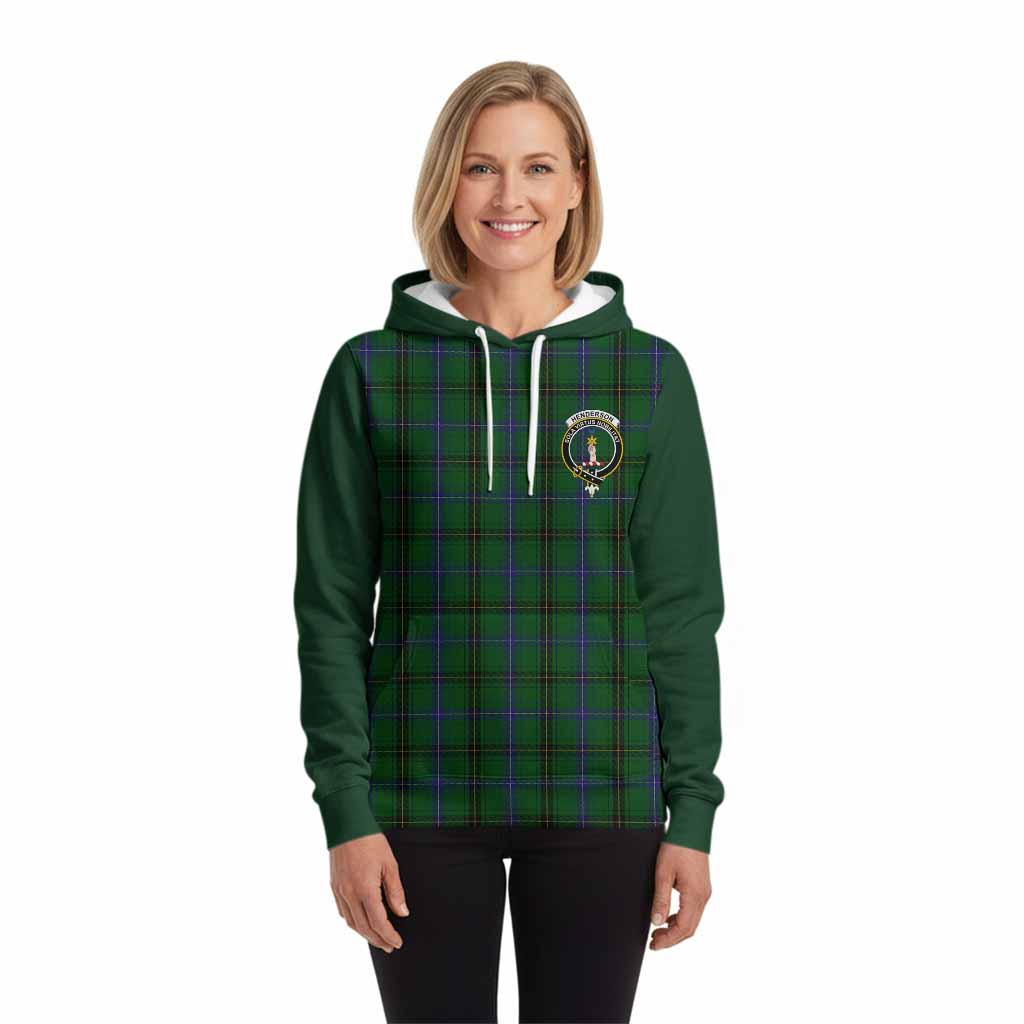 Henderson Tartan Accent Hoodie with Family Crest