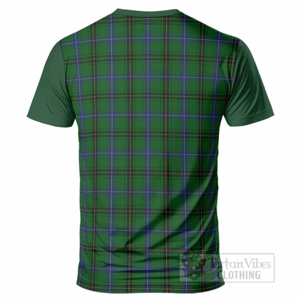 Henderson Tartan Accent T-Shirt with Family Crest