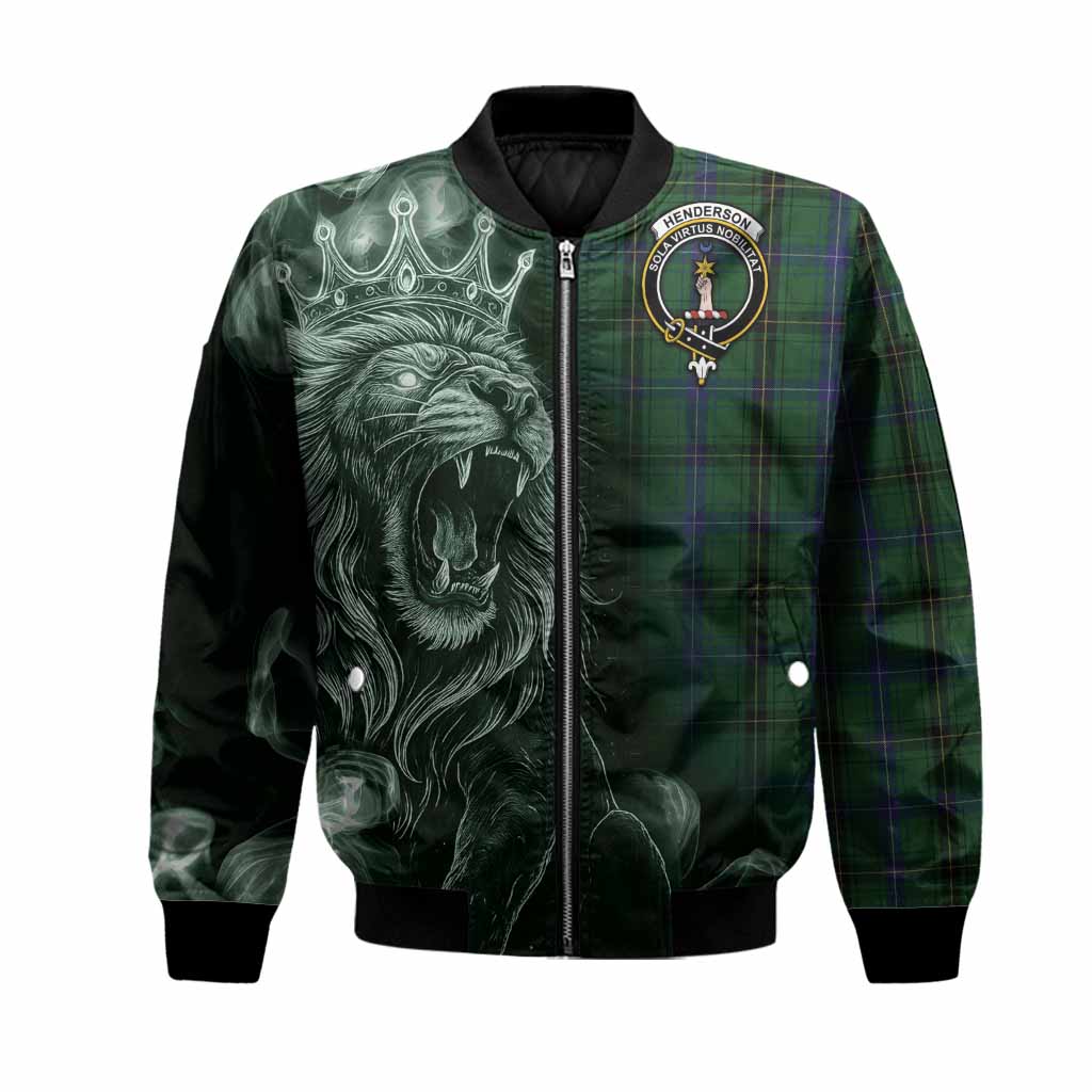 Henderson Tartan Bomber Jacket Roaring Lion Heritage