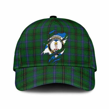 Henderson Tartan Classic Cap with Family Crest In Me Style