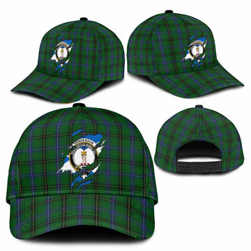 Henderson Tartan Classic Cap with Family Crest In Me Style